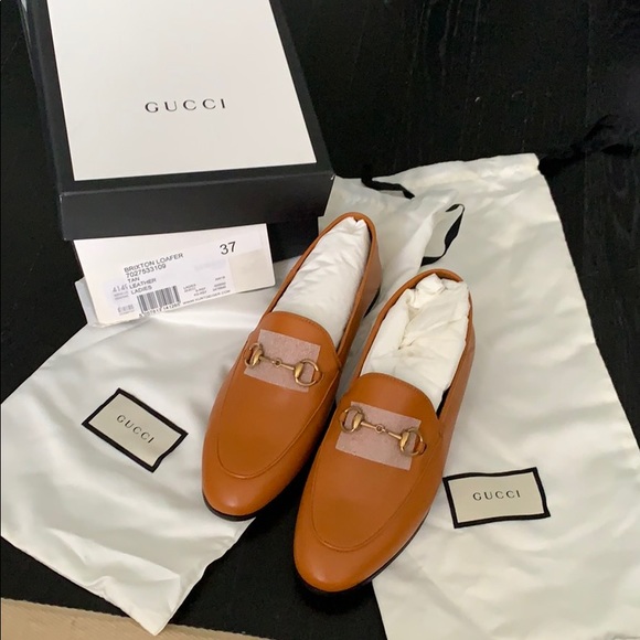 gucci brixton loafer tan